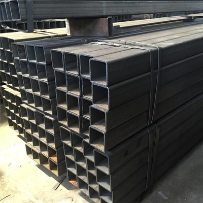Good price Metallrohr-schwarzes quadratisches einfaches Ende Q235 A53 nahtloses Grad-B Online