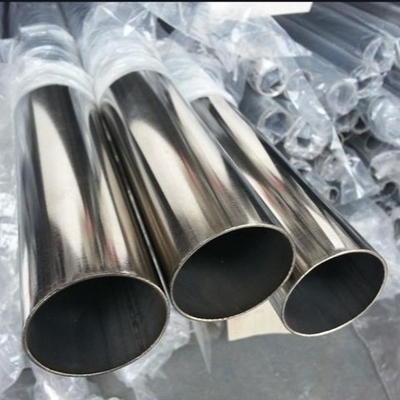 Polster Silber 304 Edelstahlröhre 3000 mm-12000 mm Länge