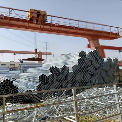 Kundenspezifischer 0,5 Zoll Ods galvanisierte Stahlrohr-nahtloses rundes Rohr für Energie-Turm