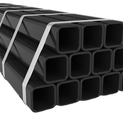 Q345 schweißte nahtloses mildes Kohlenstoffstahlrohr/schwarzes ERW-Vierkantstahlrohr/rectangular-Stahlrohr